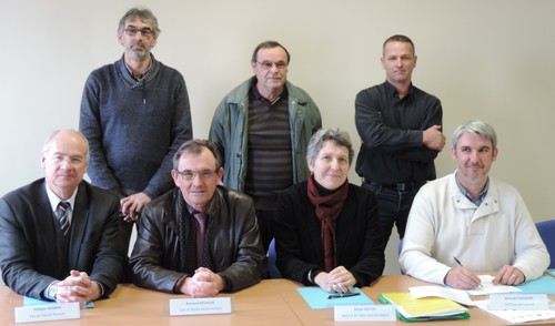 Signature du contrat avec l'Agence de l'eau Loire Bretagne - 2 février 2015